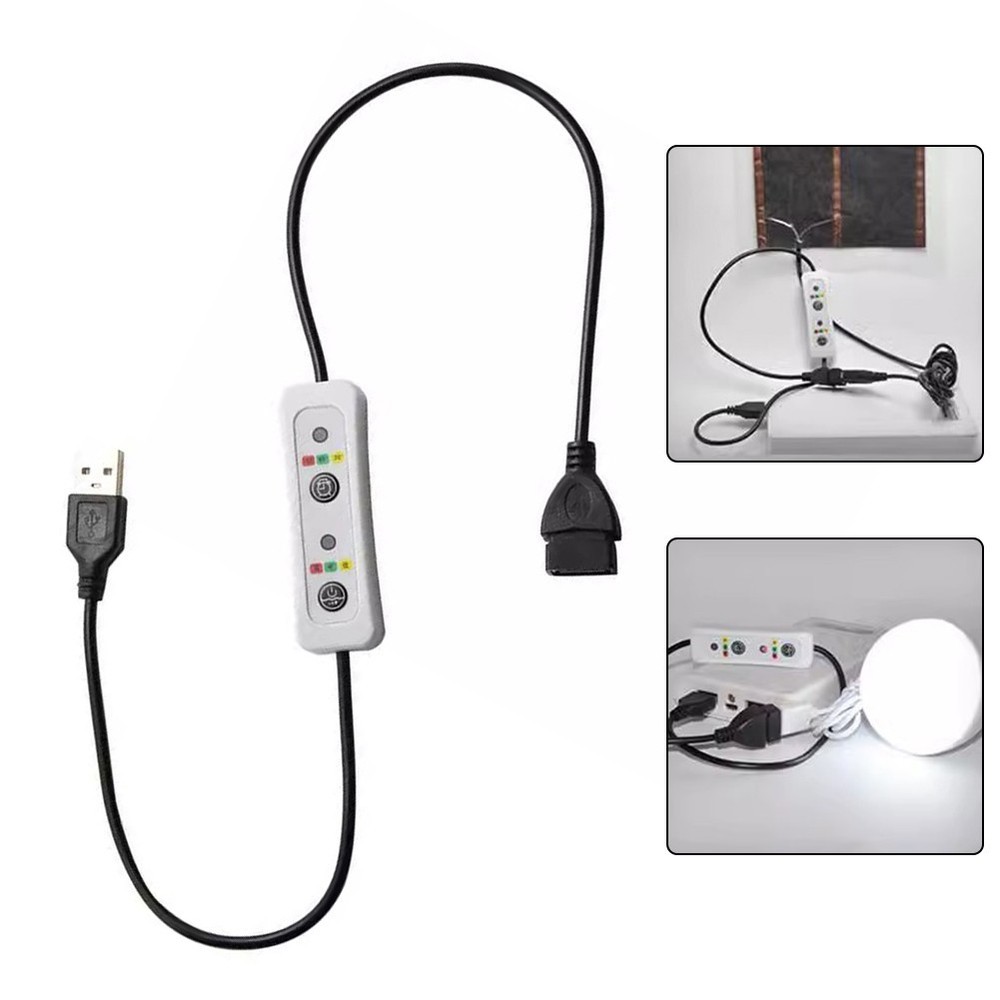 USB Timer Switch Extension Cable 60cm DC 5 Volt Power Supply Timer Device