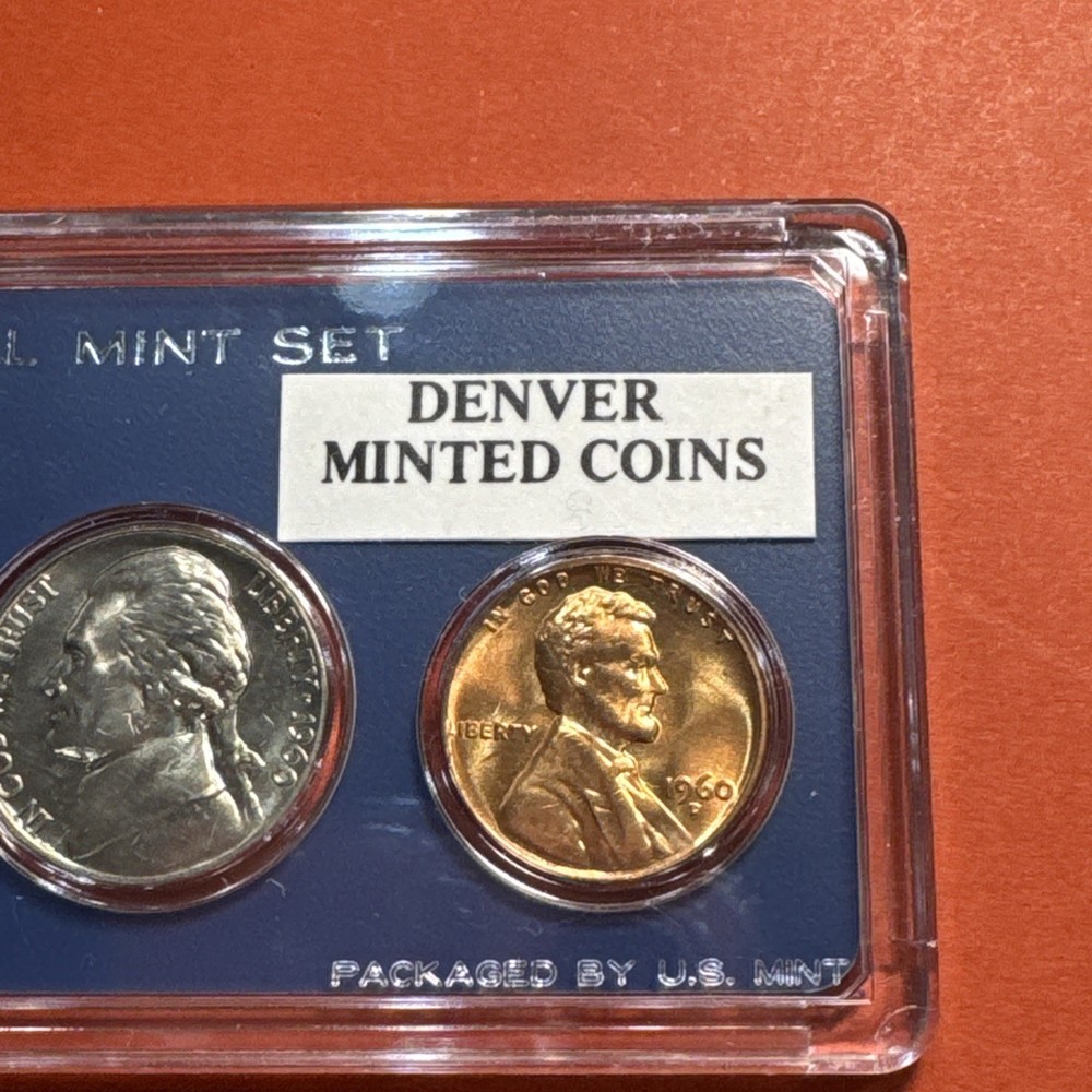 1960 D Denver Mint Coin Set 90% Silver