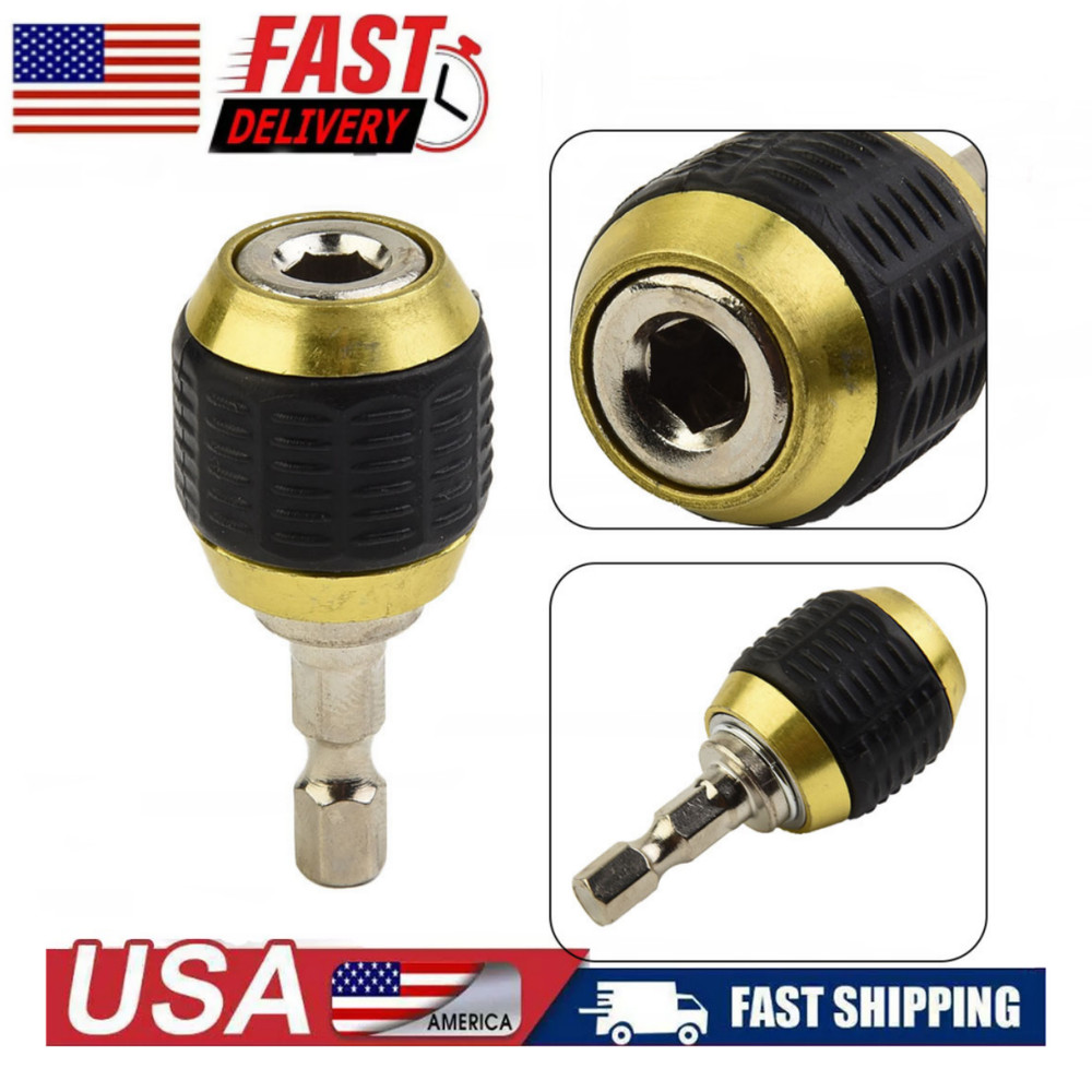 1/4 Inch Hex Handle Quick Coupling Drill Bit Quick Change Adapter Converter
