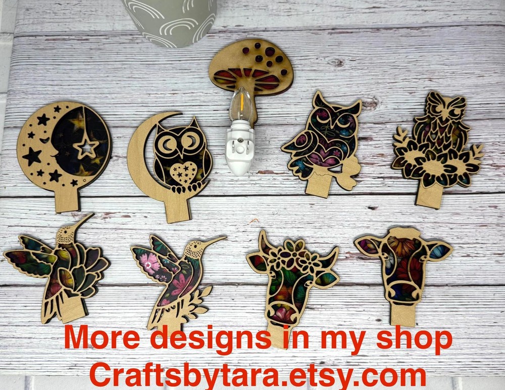 Butterfly nightlight, new made as ordered