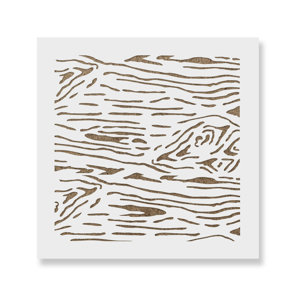 Wood Cookie Stencil - Durable & Reusable Mylar Stencils