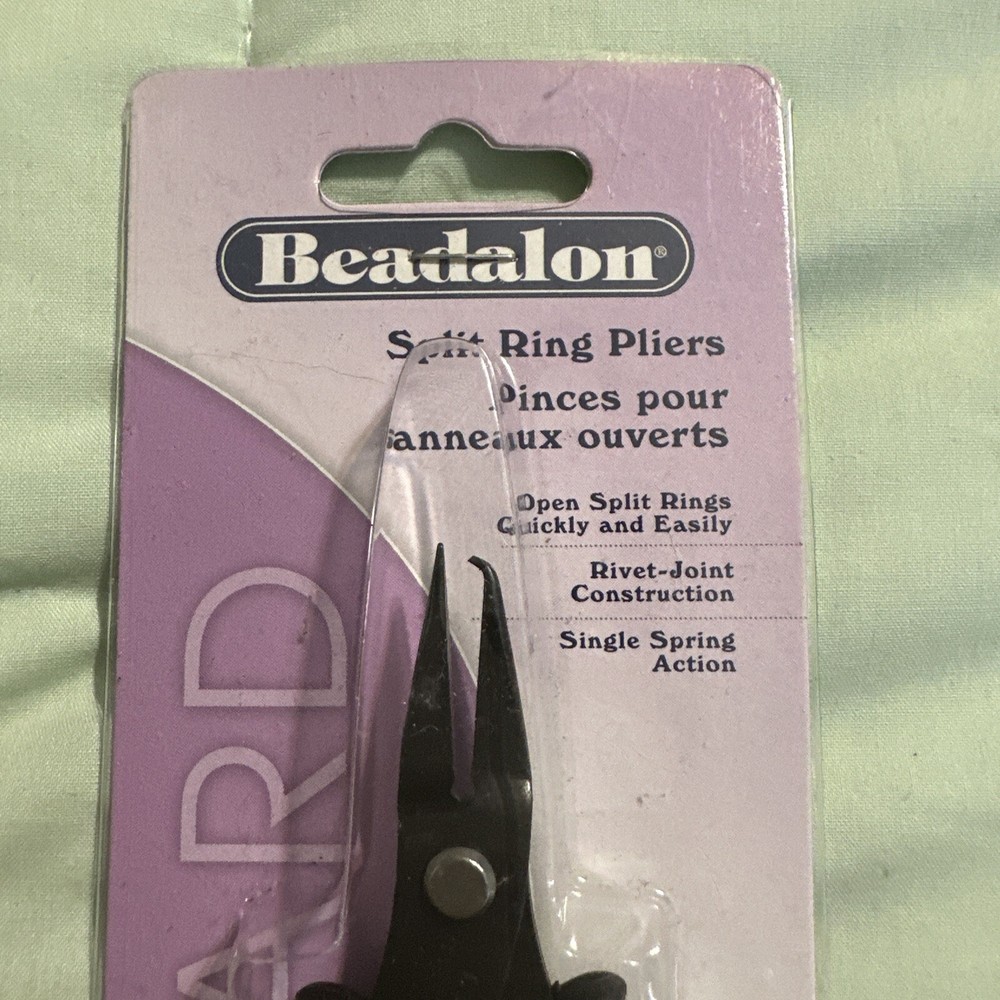 Beadalon Split Ring Pliers (JTSPLTRG1) New Sealed