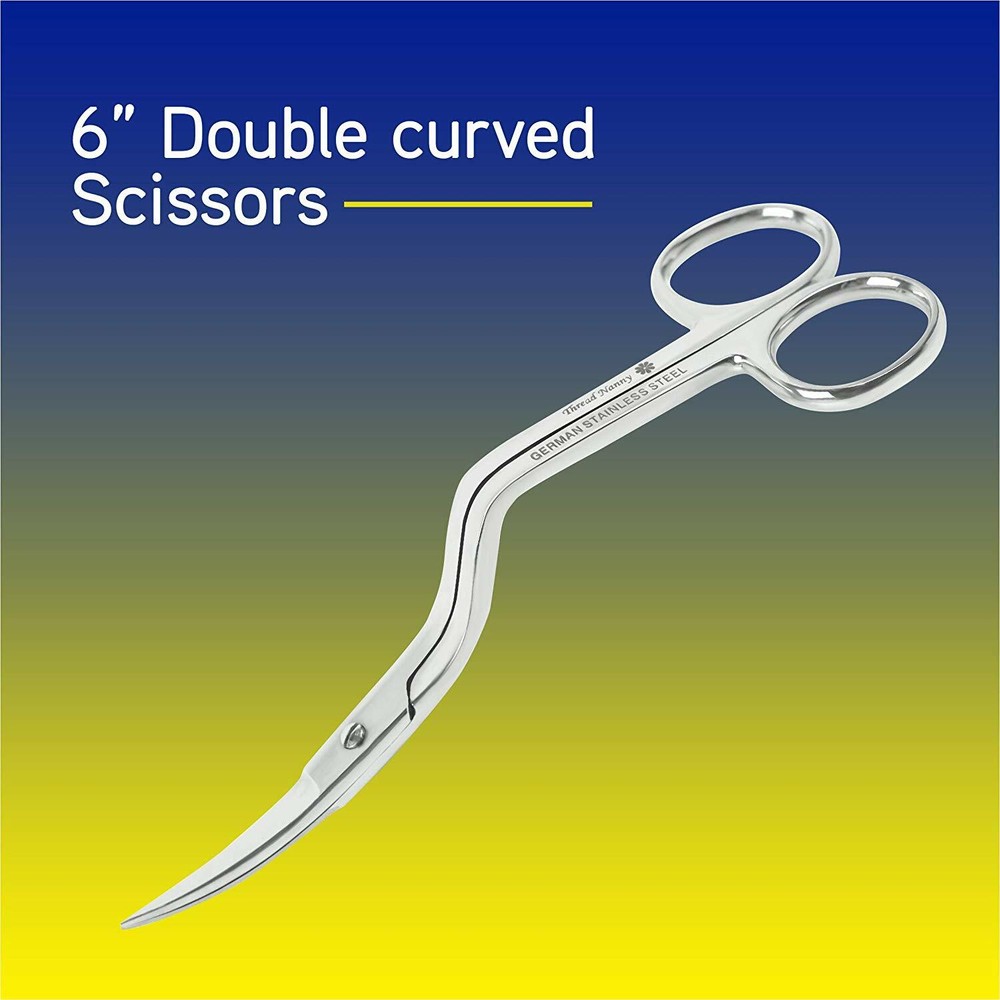 6 Inch Double-Curved Machine Embroidery Scissors