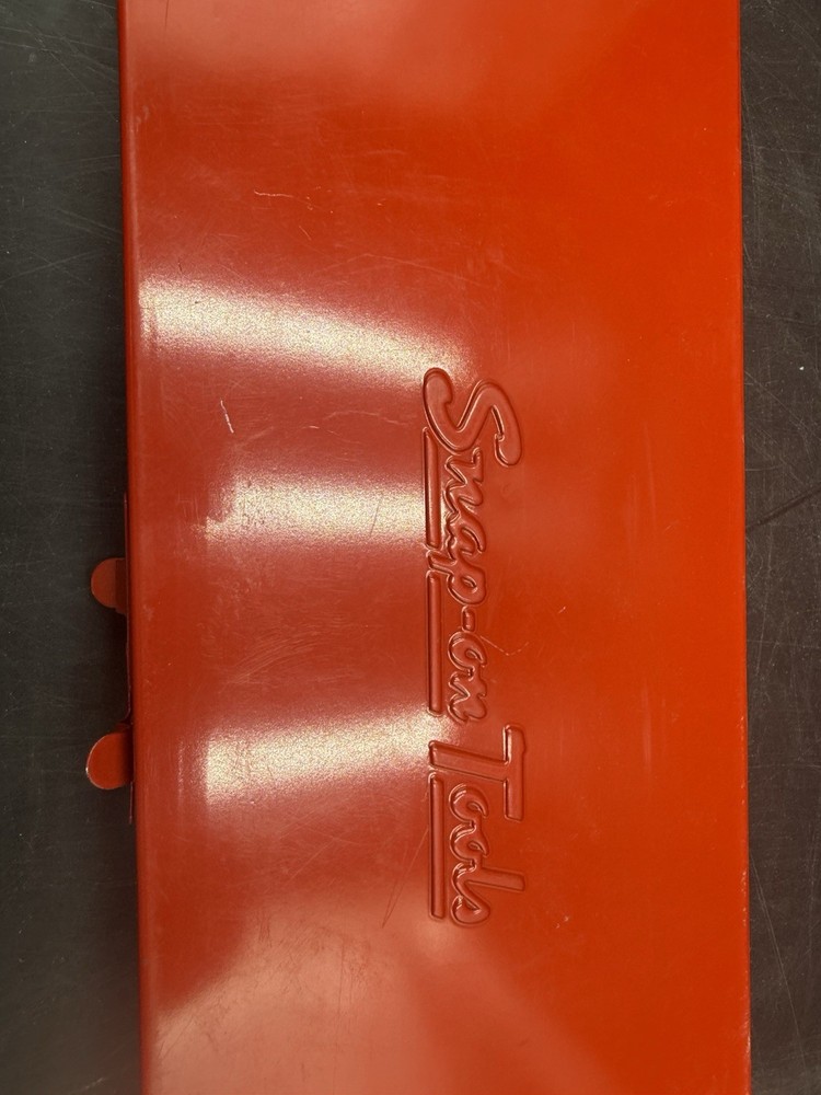 Vintage Snap-On Empty Metal Tool Box Storage Case
