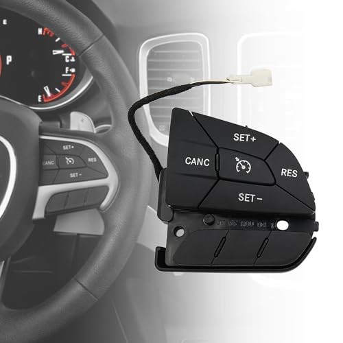 Steering Wheel Cruise Control Switch Button Compatible with 2014-2019 Dodge