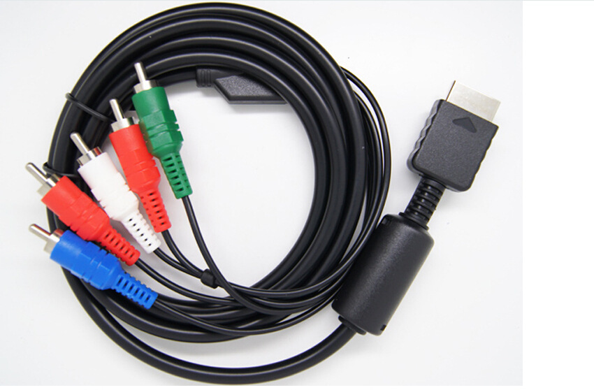 6 Ft HDTV Component AV Cable Cord For PlayStation PS/PS2/PS3 System