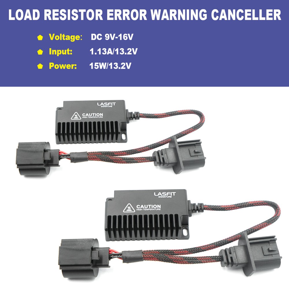 Resistor for LED Headlight Kit 9008 H13 Error Code Canceller Anti Flicker Canbus