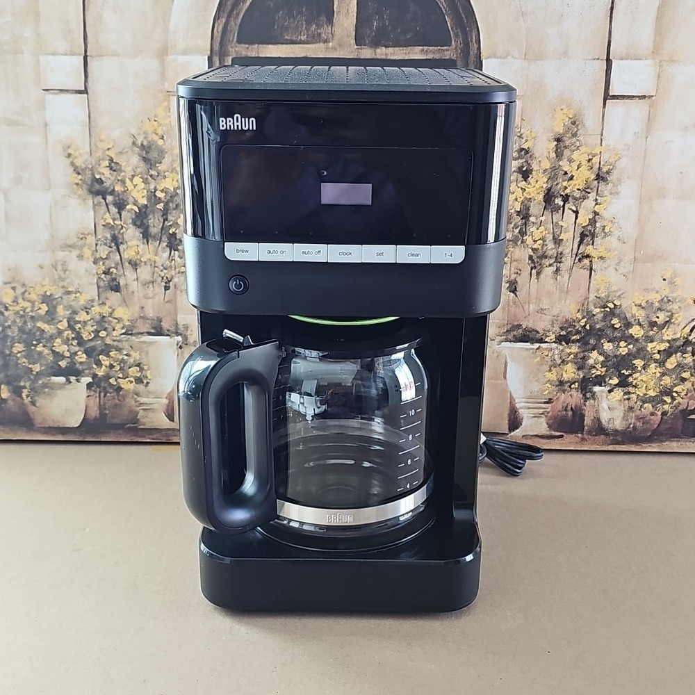 Braun (KF 7000) Black Brew Sense Automatic 12 Cup Drip Coffee Maker Bundle