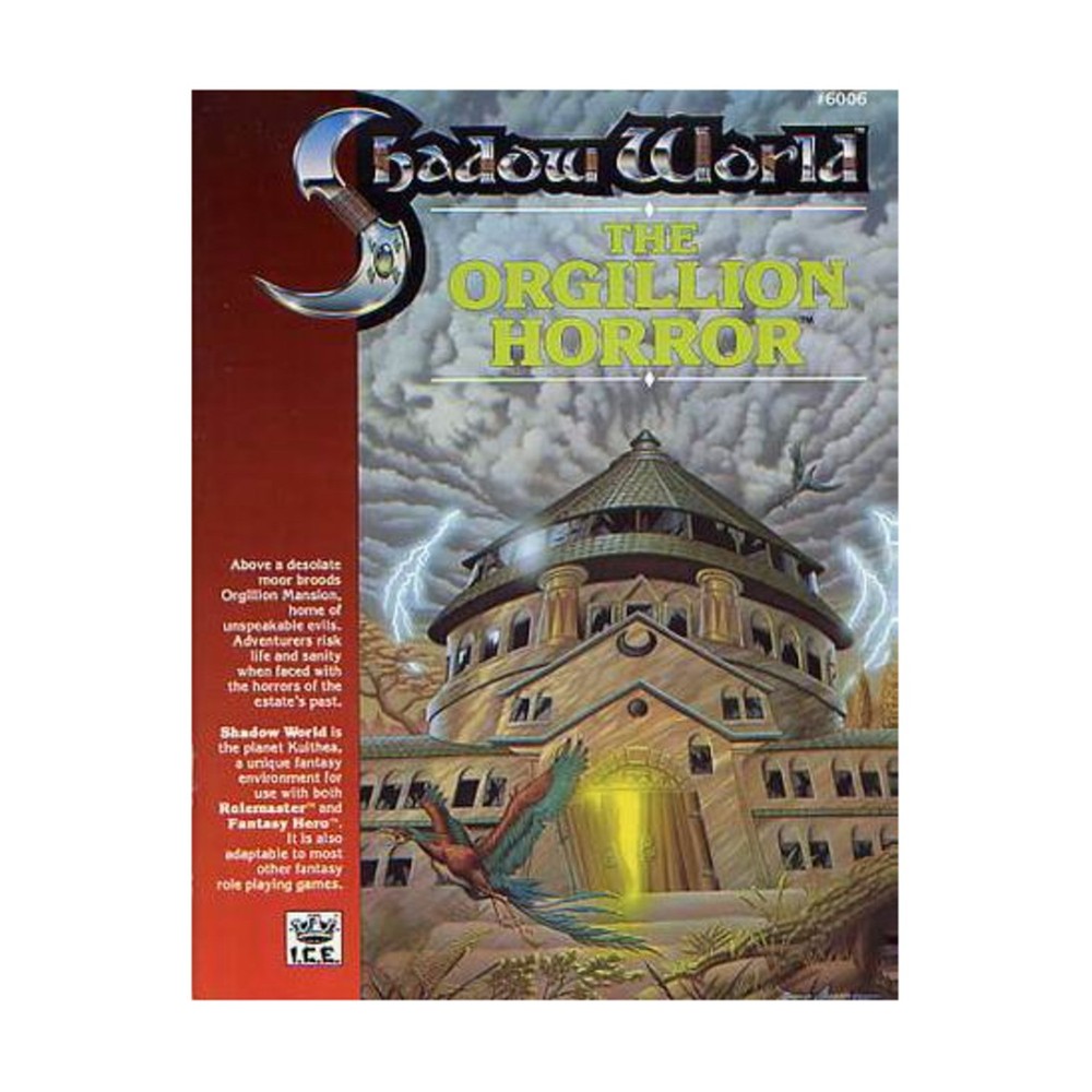 ICE Shadow World Orgillion Horror VG+