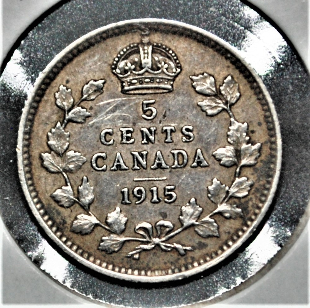 1915 Canada 5 Cent