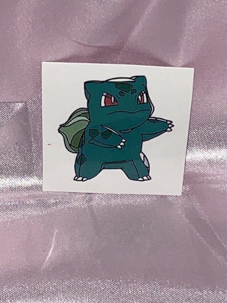 Bulbasaur - Small - Temporary Tattoo.