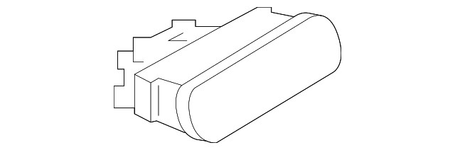 Genuine Ford Hazard Switch FL3Z-13350-AA