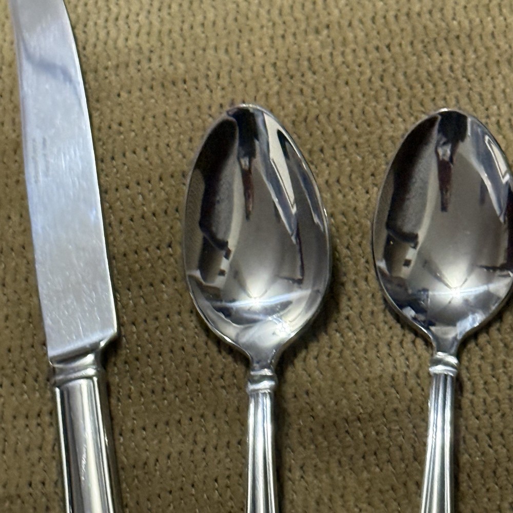 Reed & Barton Mendon 5 Piece Place Setting Stainless Flatware