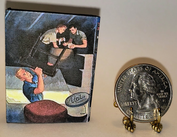 1:6 SCALE MINIATURE BOOK MYSTERIOUS CODE TRIXIE BELDEN PLAYSCALE