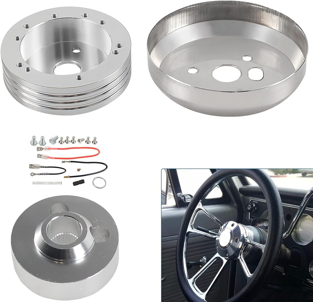 5 & 6 Hole Billet Steering Wheel Hub Adapter