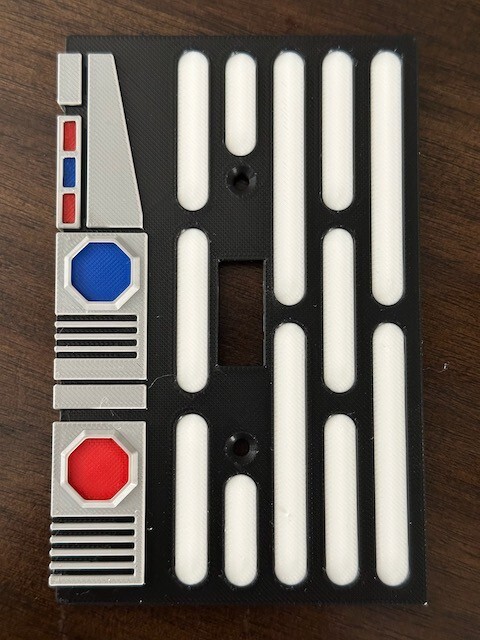 Star Wars Inspired Light Switch Cover Plates