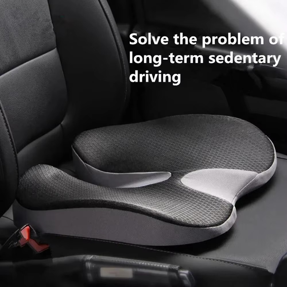 Memory Foam Prostate Cushion Tailbone Sciatica Back Pain Relief | Comfy Car Seat
