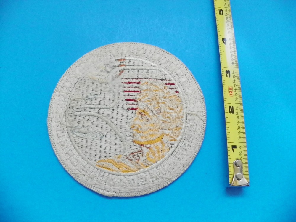 ORIGINAL NASA APOLLO XVII CERNAN, EVANS, SCHMITT SPACE PATCH