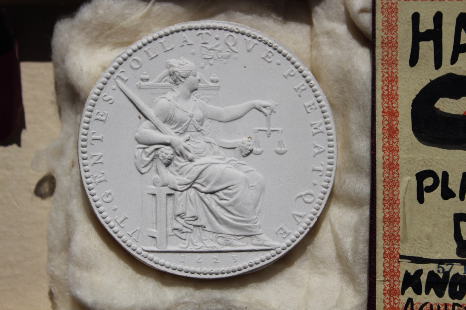 Art Medals Bronze Plaster CAST - SIGNED By Victor Brenner RARE - One Of A Kind!