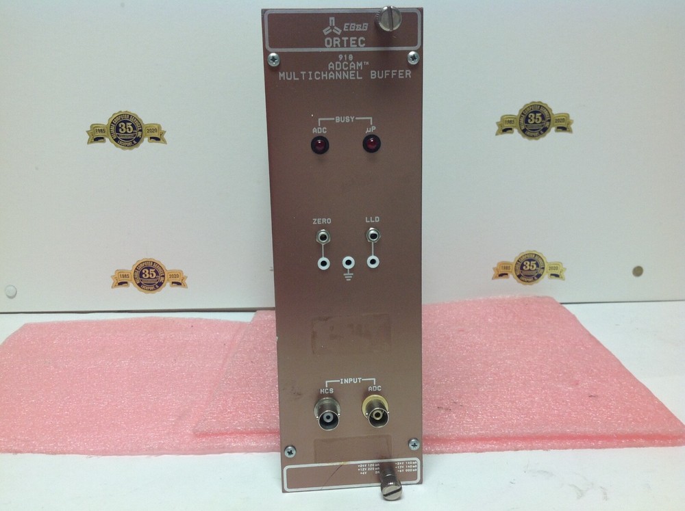 ORTEC EG&G NIM computer module model # 918 ADCAM MULTICHANNEL BUFFER