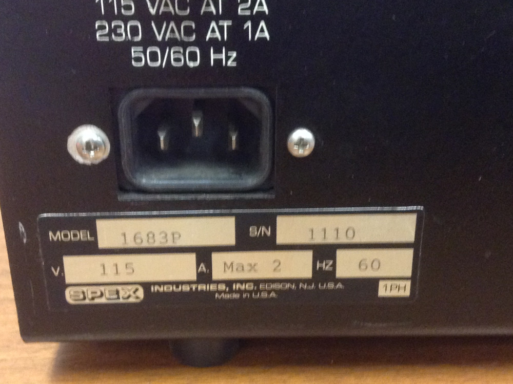 SPEX - 1683P Broad Band Radiaction Source