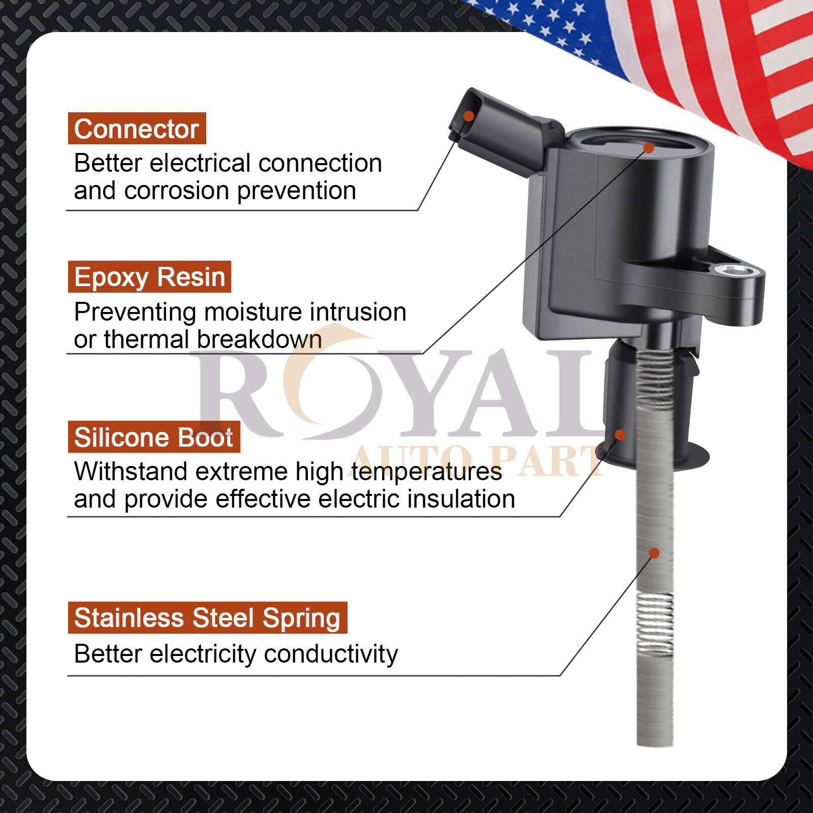 Motorcraft Spark Plugs SP493 Ignition Coils For Ford Lincoln Mercury DG508 4.6L