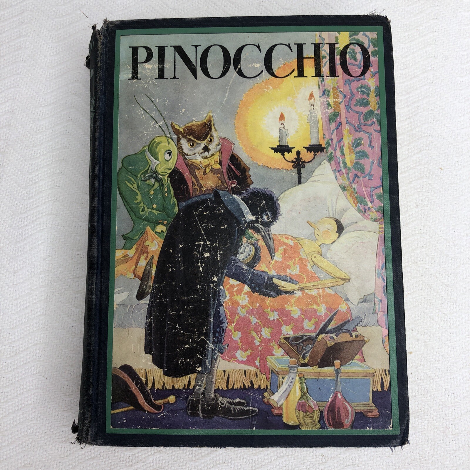 PINOCCHIO C. Collodi VTG Color Illustrated Maud & Miska Petersham 1932 HC