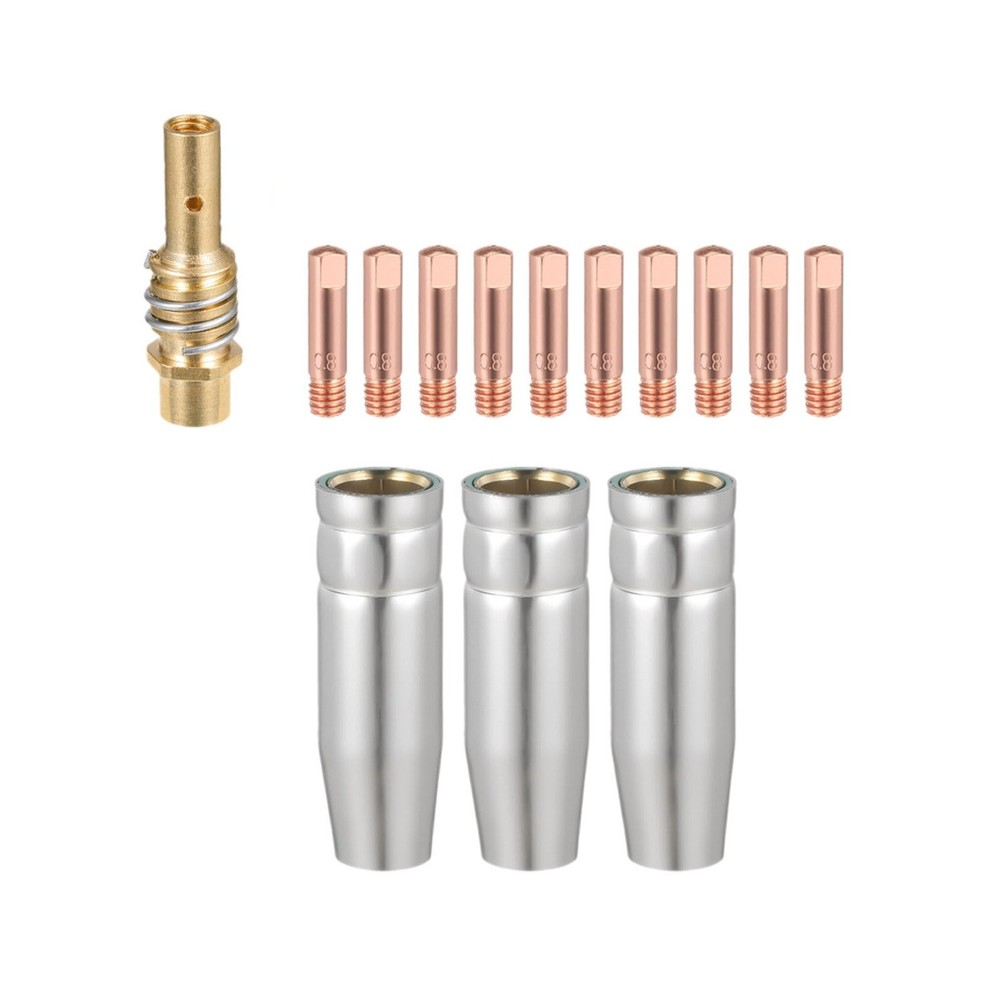 14PCS For MIG Welding Kit with Nozzles Diffusers and Tips for DIY Projects