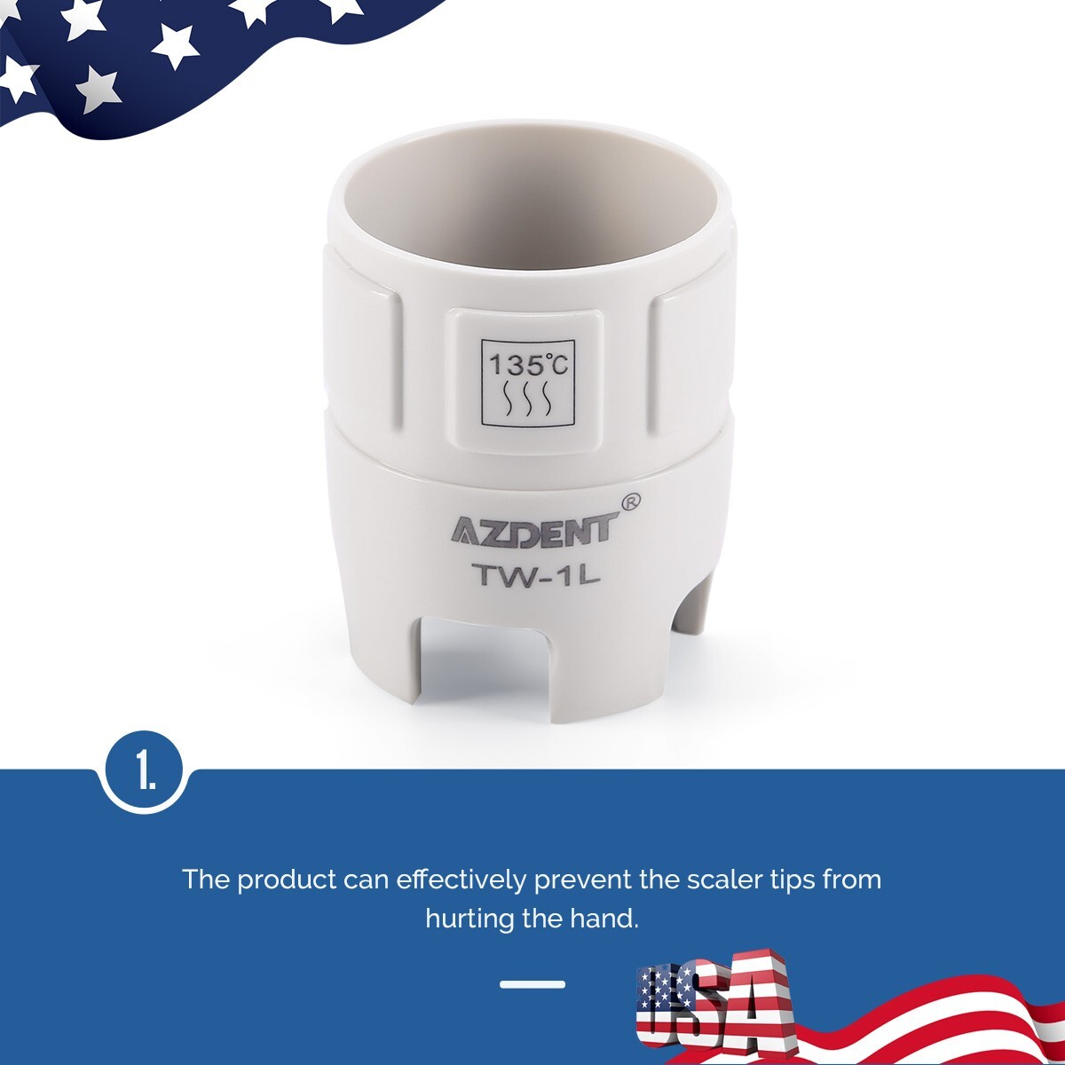 5X Dental Ultrasonic Piezo Scaler Tips Torque Wrench Key for NSK EMS SATELEC DTE