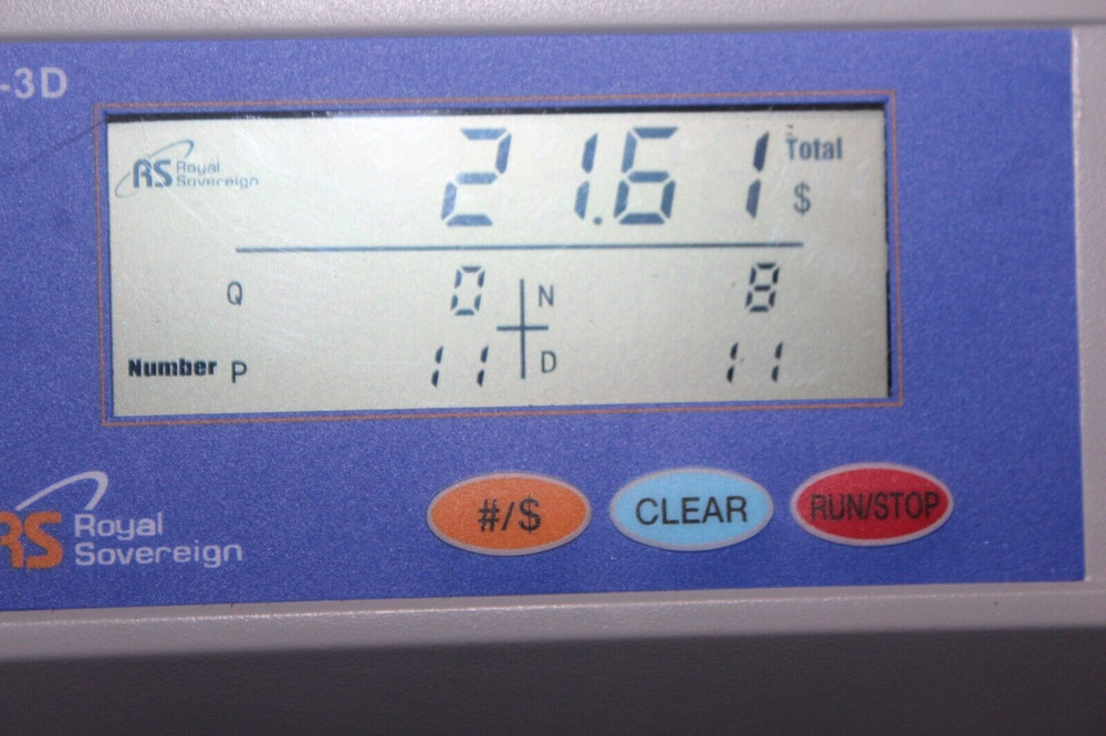 Royal Sovereign FS-3D Fast Sort Automatic Digital Coin Sorter - TESTED