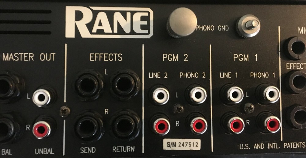 Rane TTM 52 54 Replacement RCA Jack for Master Out