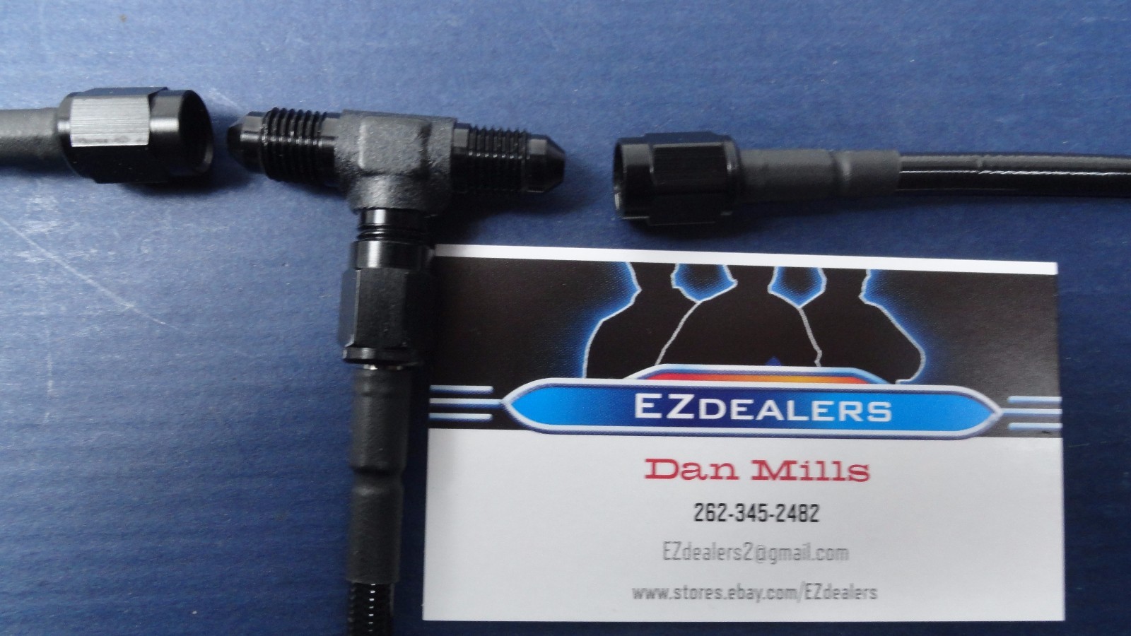 Sprint Car Inboard Brake line kit Whip Kit -2 AN with -3AN ends Black cover