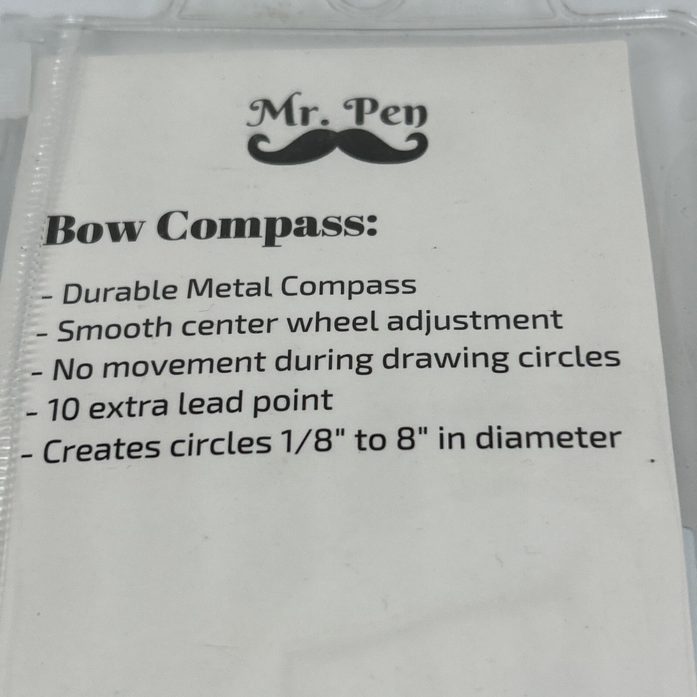 Professional Bow Compass for Geometry, Art, and Drafting - Precision Tool