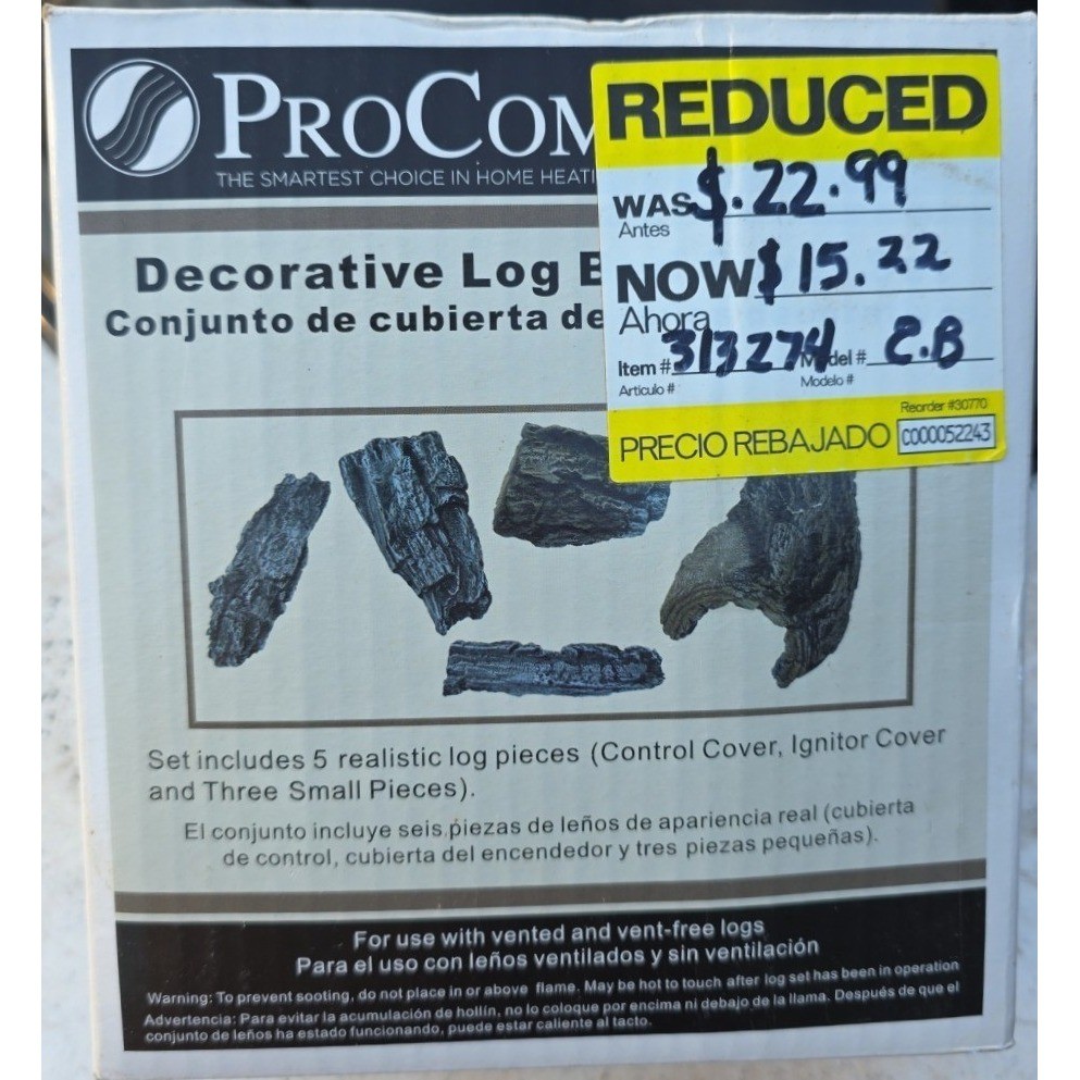 Log Bed Kit For Vented & Ventless Log Sets, Model# DLB2