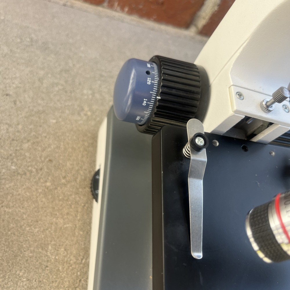 Am Scope Microscope With Case Of Starter Slides