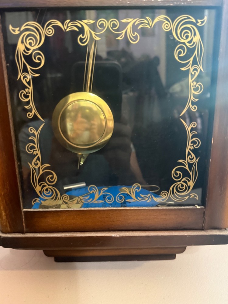 Vintage Centurion 20 day Wall Chime Clock With Key