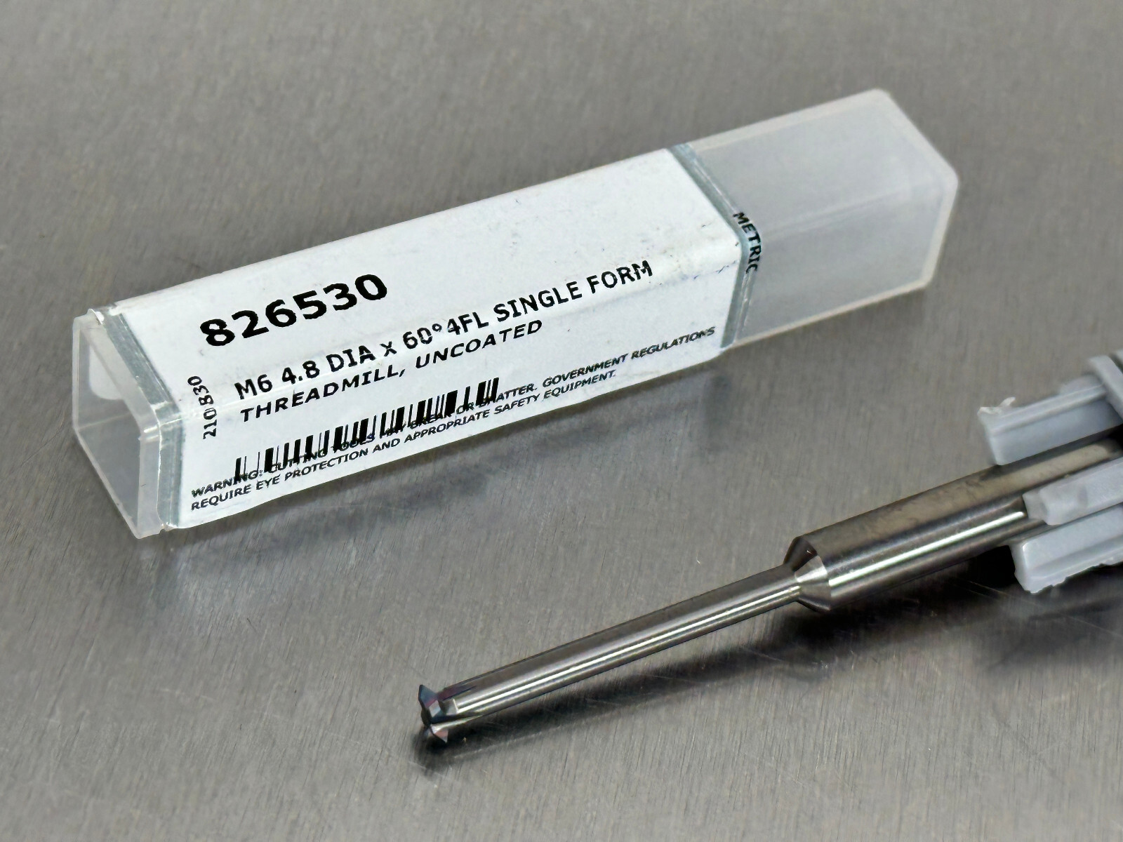 Harvey M6 Carbide Thread Mill Single Form Milling Cutter 826530