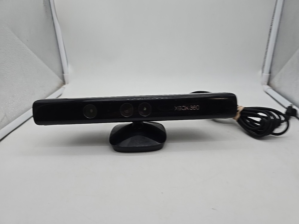 Official Microsoft Xbox 360 Black Kinect Sensor Bar Model 1414 Good Working Cond
