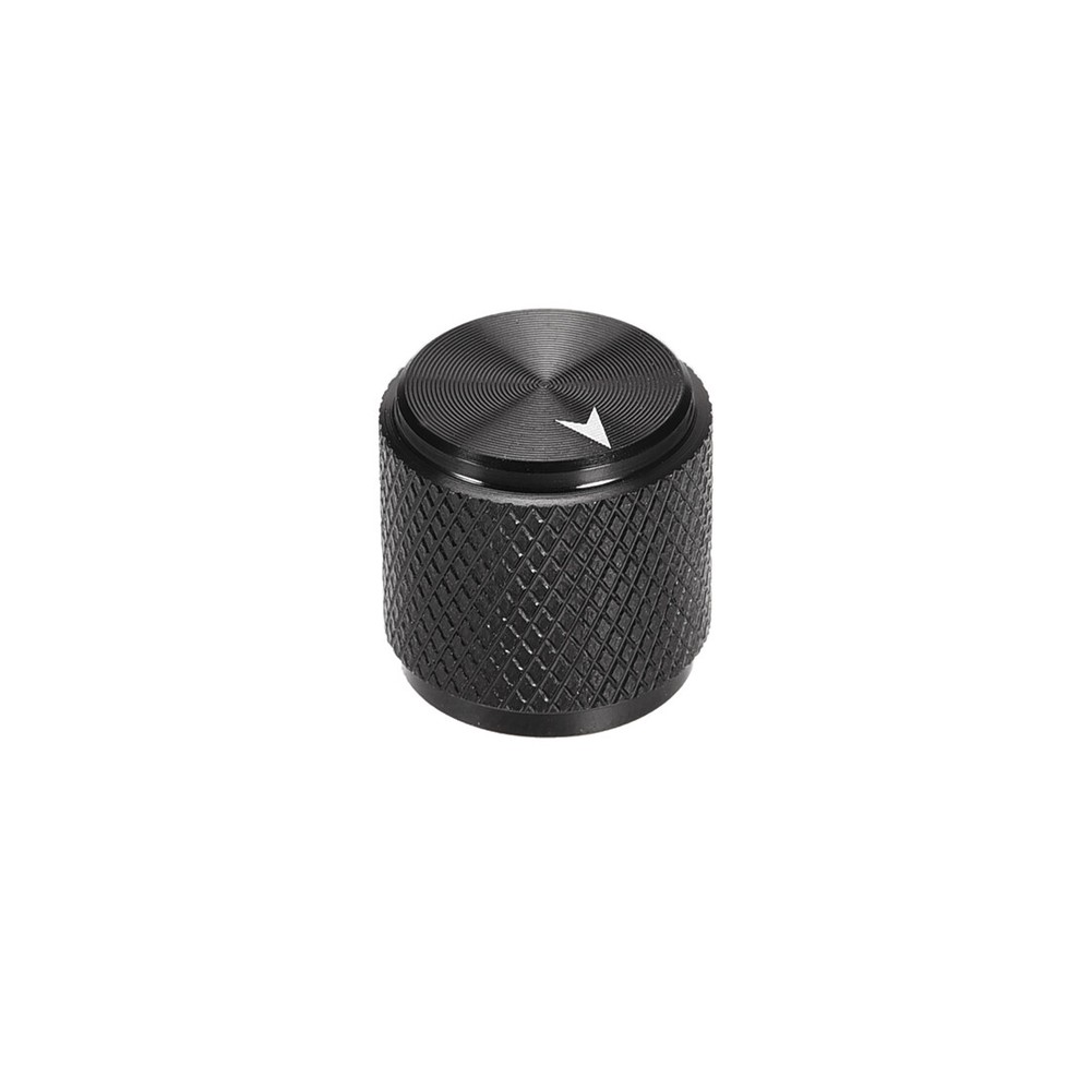 Volume Control Potentiometer Button Amplifier Aluminum Guitar Black-