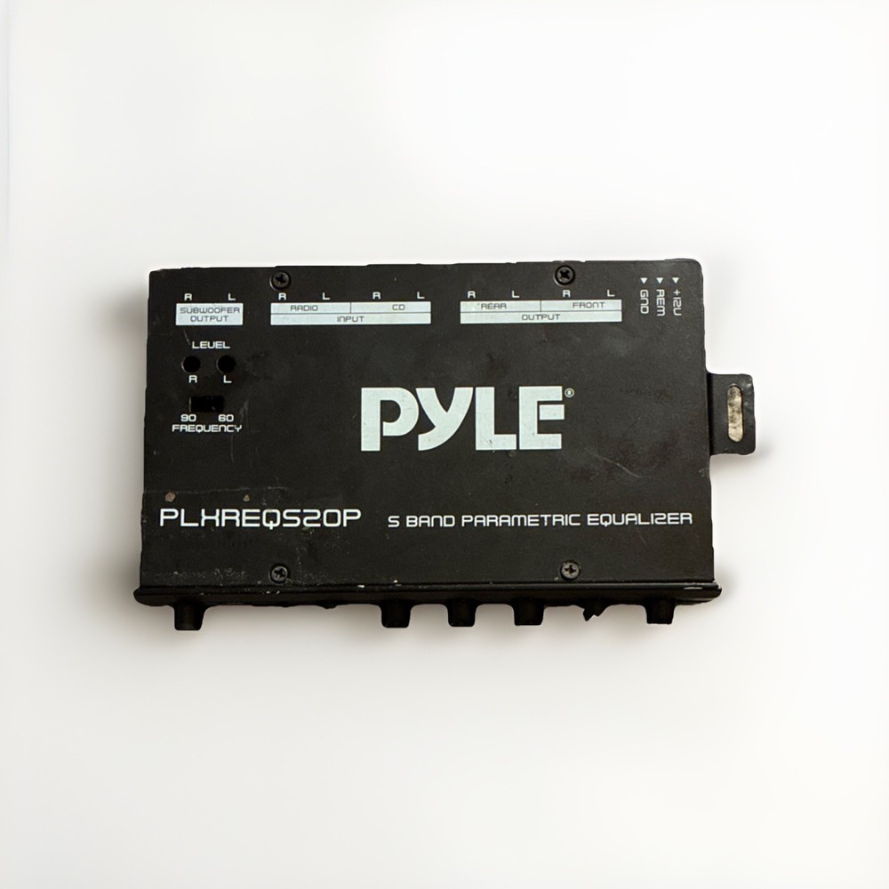 Pyle PLHREQS20P 5 Band Parametric Equalizer Car Audio Signal Processor