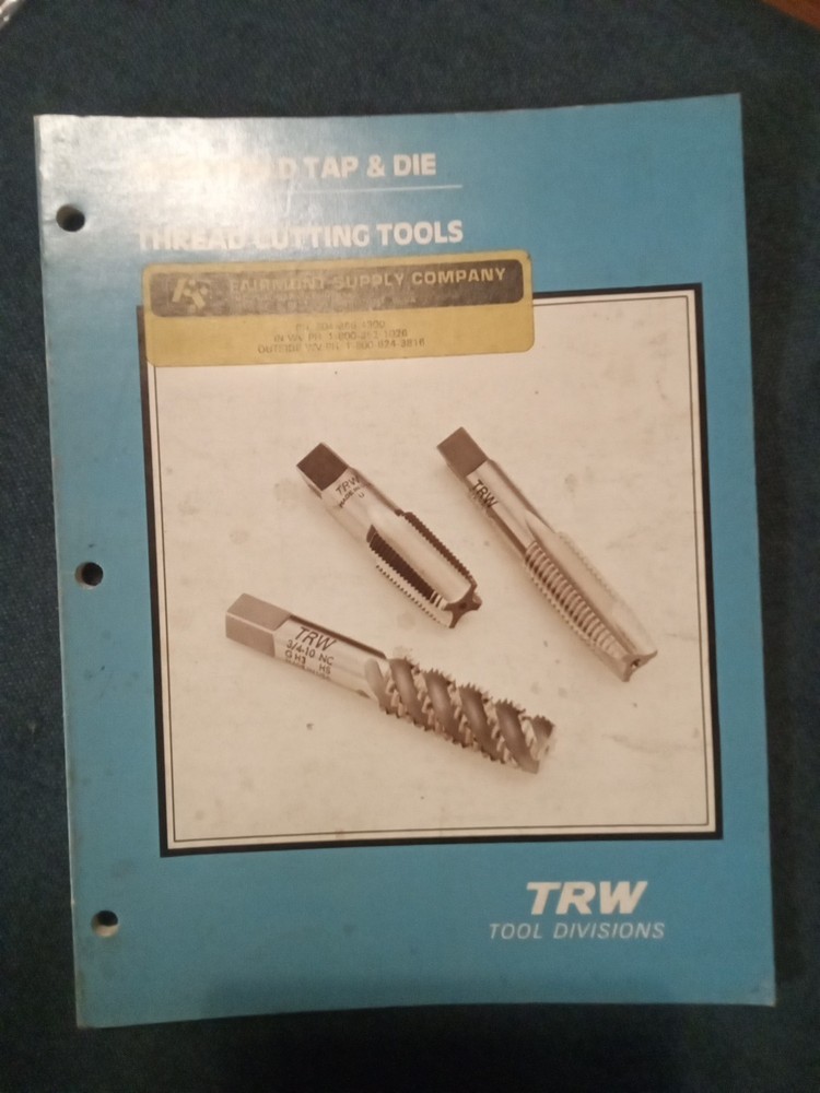 Vtg 192 Greenfield Tap & Die Catalog