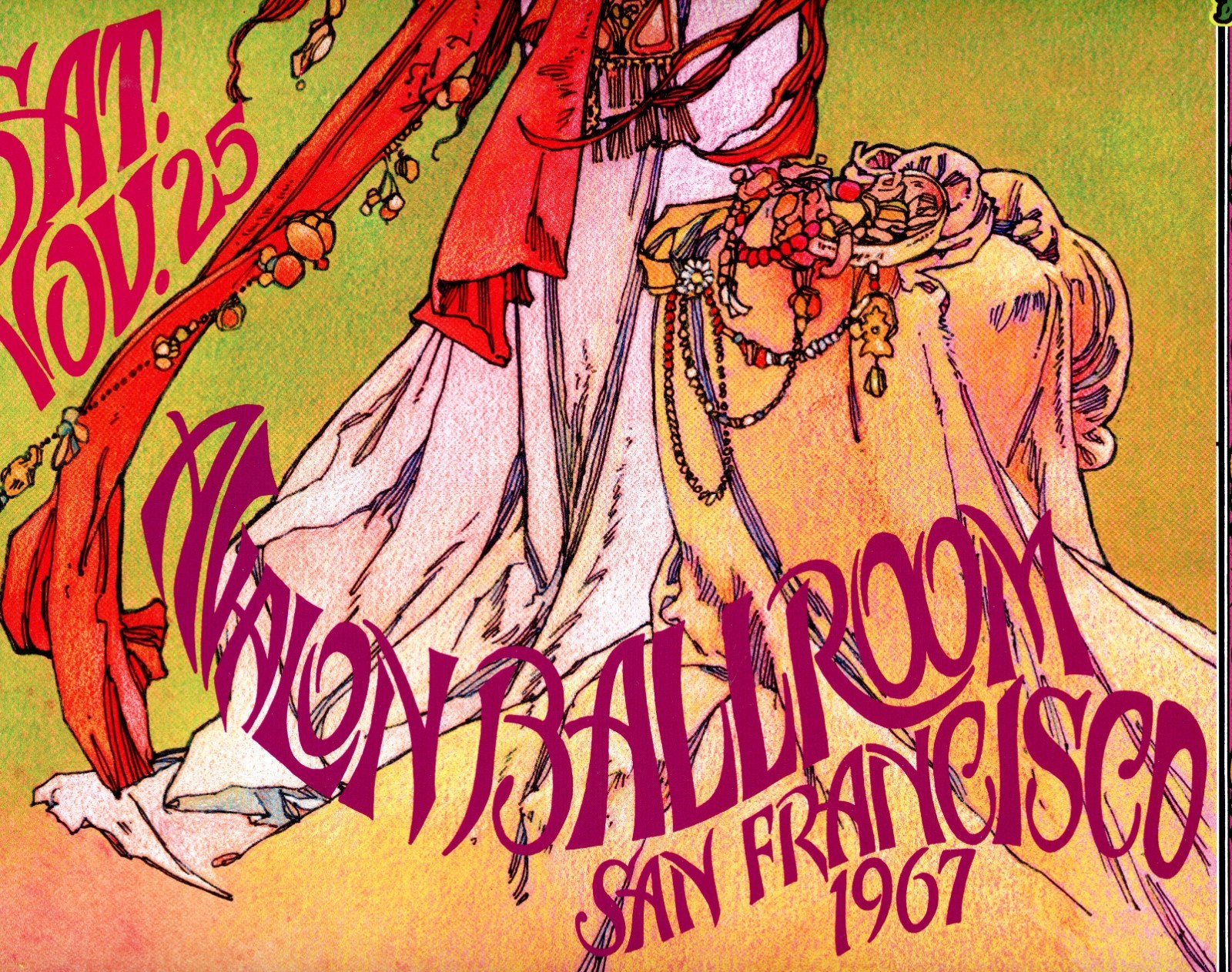 Janis Joplin Poster Avalon Ballroom Fan Poster - By Bob Masse