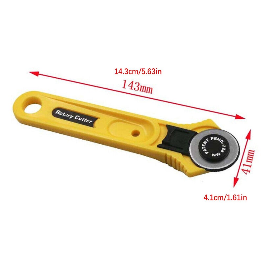 Portable Diameter 28MM Paper Leather Cloth Solid Wheeled Cutting Tools a