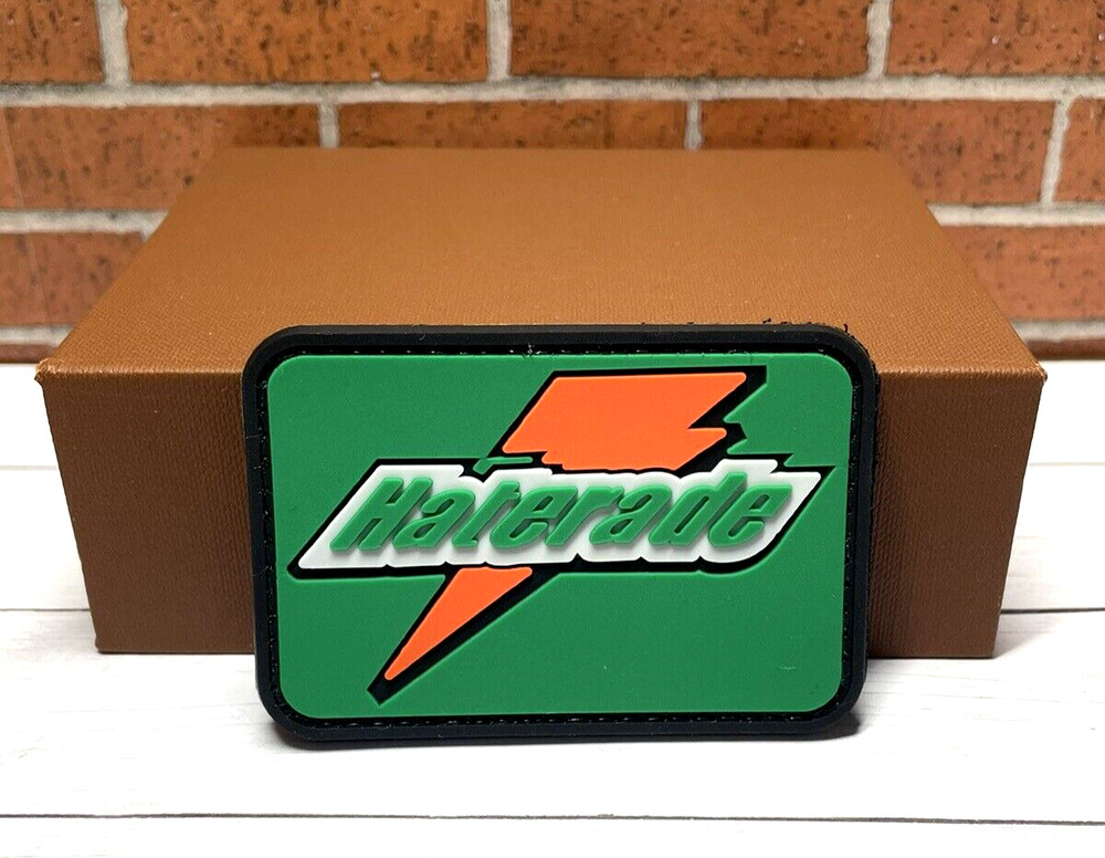 PVC Tactical Patch - Haterade Morale Patch - Rubber Gun Sport Patch