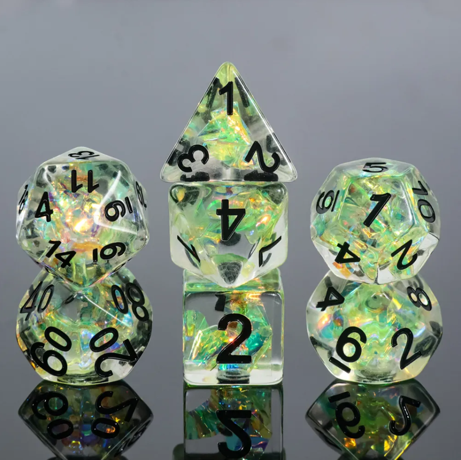 Forest Blade Dice Set | Poly RPG DnD Dungeons Dragons AD&D Pathfinder d20
