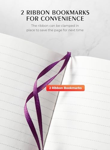 Pocket Notebook, Small Notebook, 2-Pack Total 320 Pages,3.7" x 2 Pack Purple