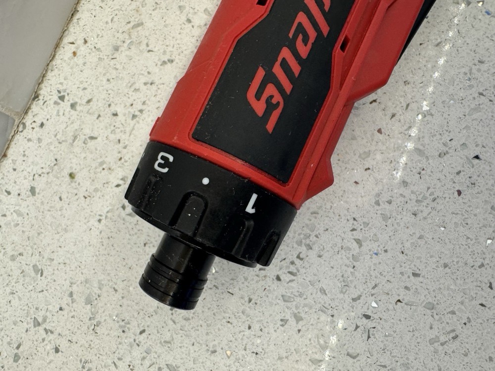 Snap-on Red Micro Lithium CTSS761 14.4V 1/4" Hex Inline Screwdriver TOOL ONLY