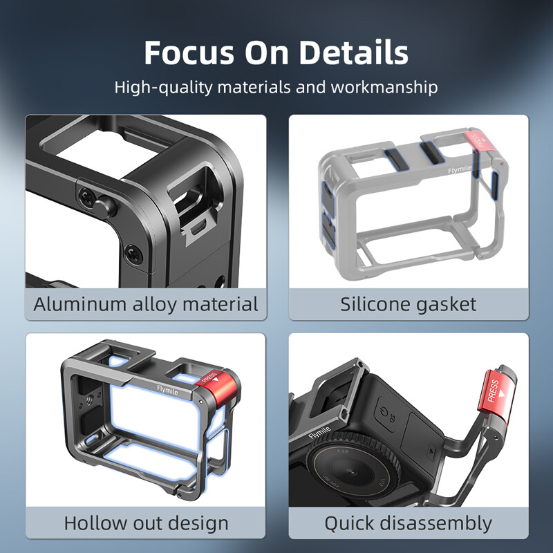 Aluminum Metal Rabbit Cage Protective Frame Convenient For Action 3/4 Accessory