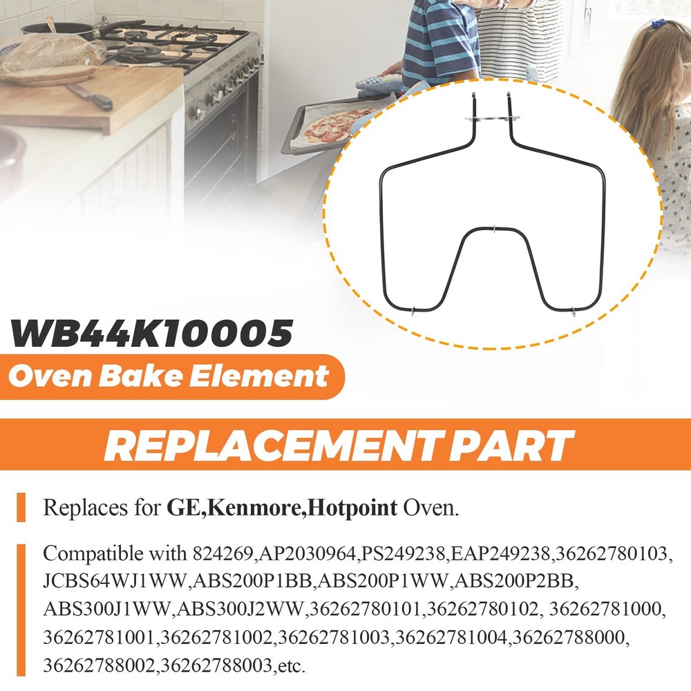 Oven Bake Element Replacement for GE & Hotpoint Compatible with Multiple Models
