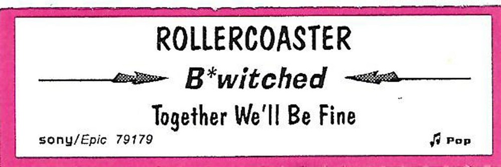 B'Witched, Rollercoaster/Together We'll Be Fine, Jukebox Label 45